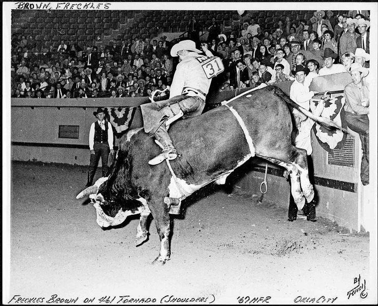 Freckles Brown Hall of Famer Freckles Brown on Hall Of Fame Bucking Bull