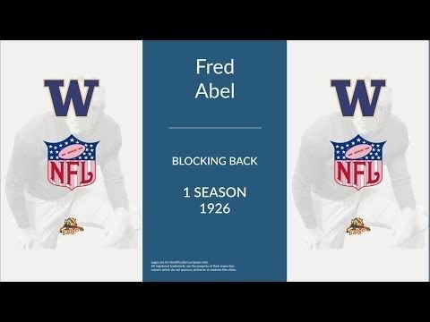 Fred Abel: Football Blocking Back - YouTube