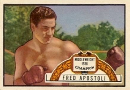 Fred Apostoli 1951 Topps Ringside Boxing Fred Apostoli 83 Boxing