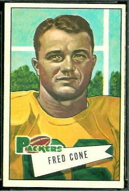 Fred Cone (American football) wwwfootballcardgallerycom1952BowmanLarge33F