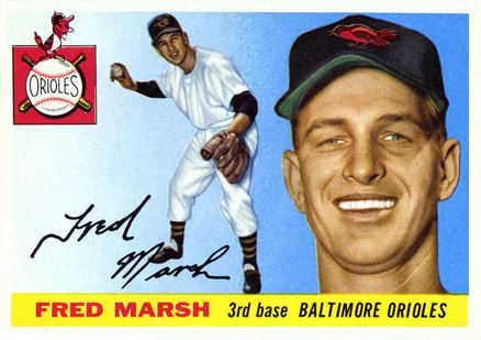 Fred Marsh 1955 Topps Fred Marsh 13 Baseball Card Value Price Guide
