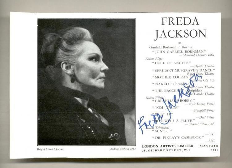 Freda Jackson Clickautographs search results