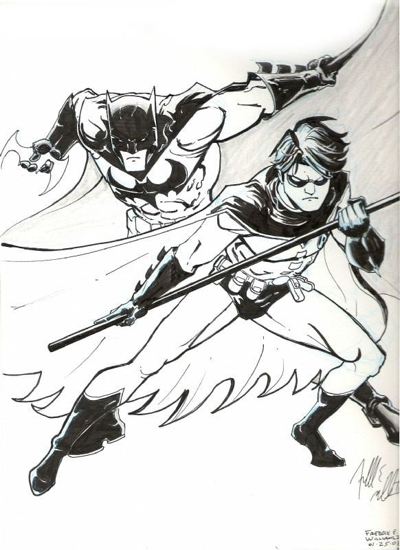 Freddie Williams II Batman and Robin by Freddie Williams II by image822 on