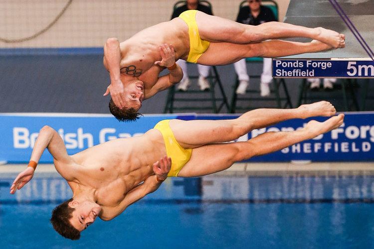 Freddie Woodward Woodward stars on first day of diving in Sheffield