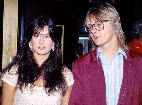 Freddy Moore Demi Moore with her first husband musician Freddy Moore Demi