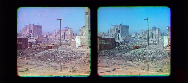 Frederic Eugene Ives Color stereo photographs of San Francisco after 3906 quake