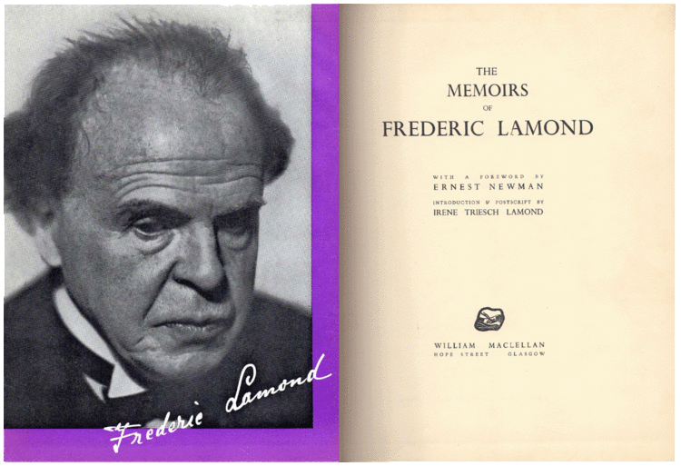 Frederic Lamond (pianist) An Enigmatic Pianist and two Opera Stars