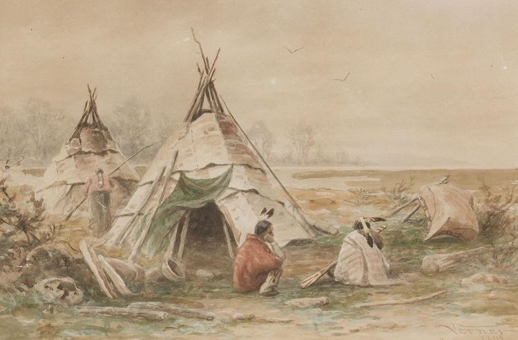 Frederick Arthur Verner FileFrederick Arthur Verner Indian Encampment 1891