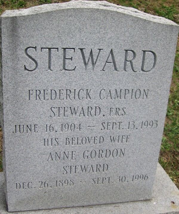 Frederick Campion Steward Frederick Campion Steward 1904 1993 Find A Grave Memorial