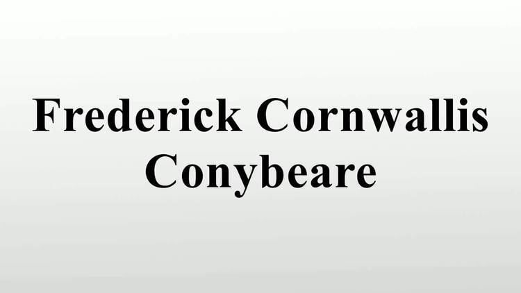 Frederick Cornwallis Conybeare Frederick Cornwallis Conybeare YouTube