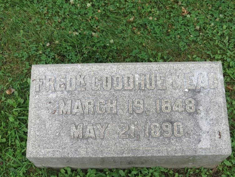 Frederick Goodhue Frederick Goodhue Mead 1848 1890 Find A Grave Memorial