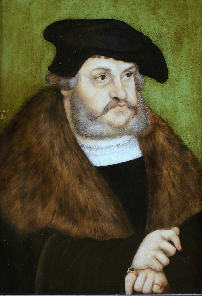 Frederick III, Elector of Saxony Lucas Cranach d Bildnis des Kurfrsten Friedrich III