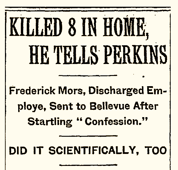 Frederick Mors Serial Killer Frederick Mors Ephemeral New York