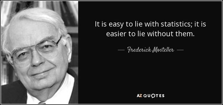 Frederick Mosteller QUOTES BY FREDERICK MOSTELLER AZ Quotes