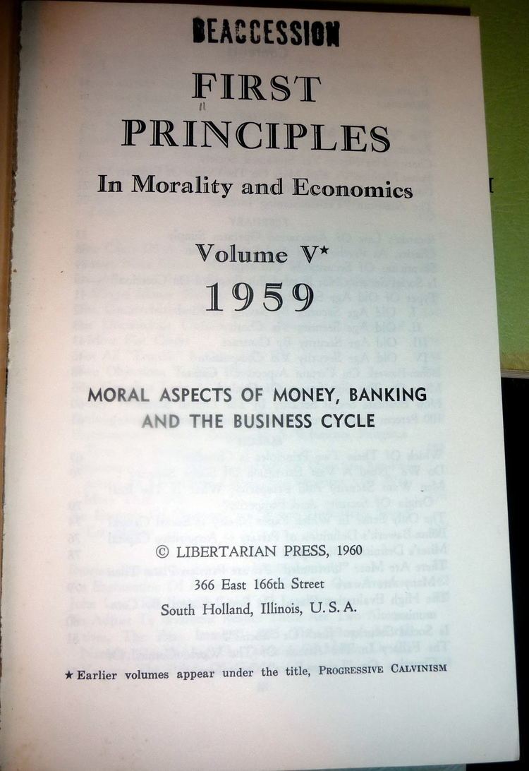 Frederick Nymeyer Frederick Nymeyer Austrian Economics Libertarian Press eBay