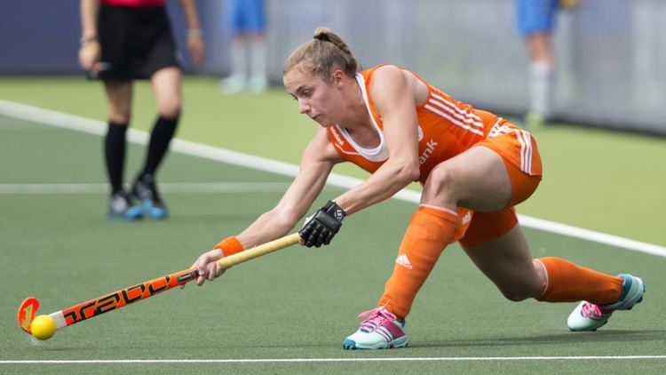 Frederique Derkx Derkx mist Hockey World League door hernia NOS