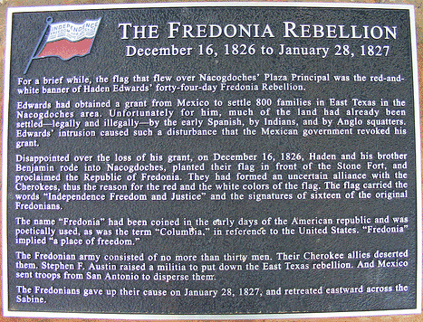 Fredonian Rebellion K12 TLC Quest Texas Revolution Republic and Annexation
