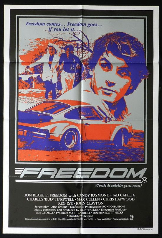 Freedom (1982 film) FREEDOM Movie Poster 1982 Jon Blake Australian One sheet