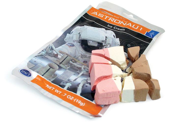Freeze-dried ice cream AstronomySpace Astronaut Ice Cream