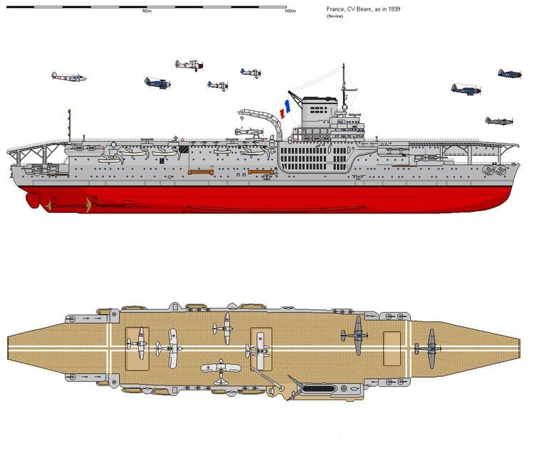 French aircraft carrier Béarn httpswwwalternatehistorycomforumattachments