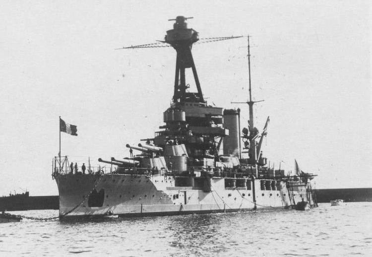 French battleship Bretagne Details of the fate of the 18 Battleships and Battlecruisers sunk in