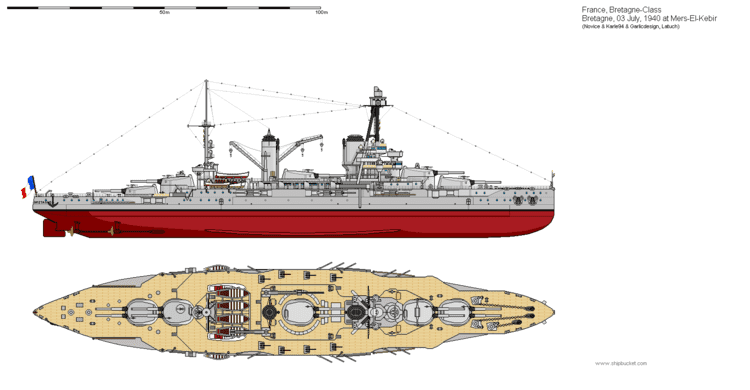 French battleship Bretagne France BretagneClass Battleships Page 3 Shipbucket