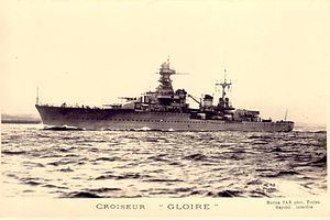French cruiser Gloire (1935) httpsuploadwikimediaorgwikipediacommonsthu