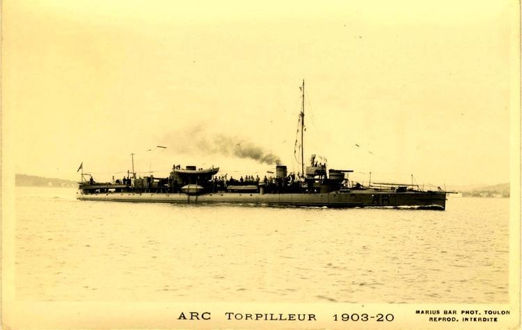 French destroyer Arc