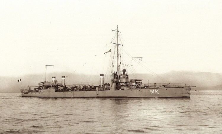 French destroyer Hussard