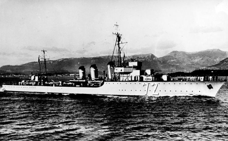 French destroyer L'Adroit
