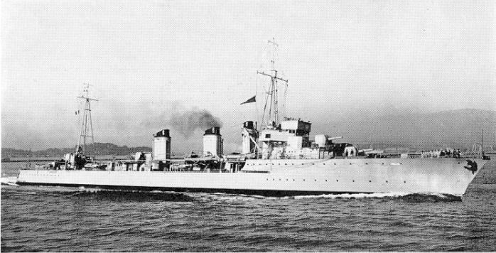 French destroyer Lynx