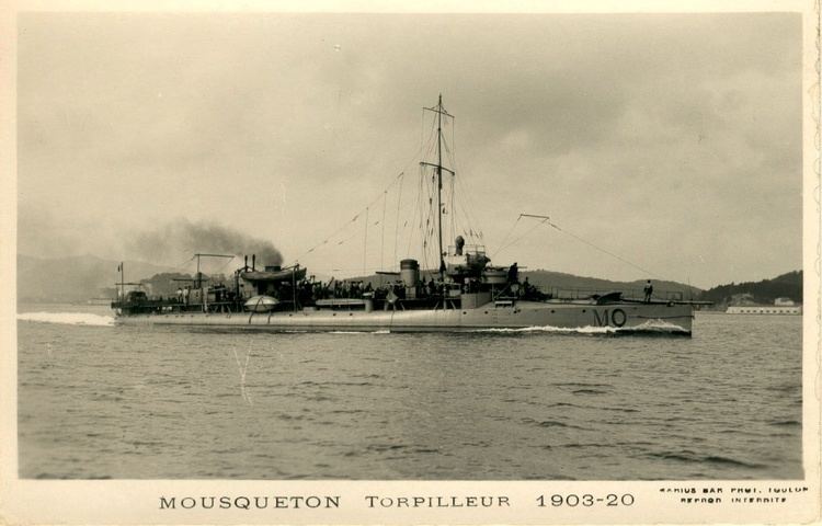 French destroyer Mousqueton