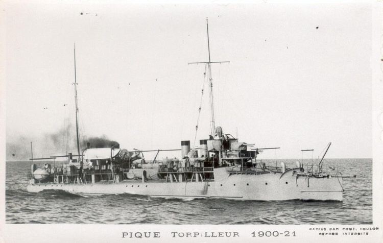 French destroyer Pique