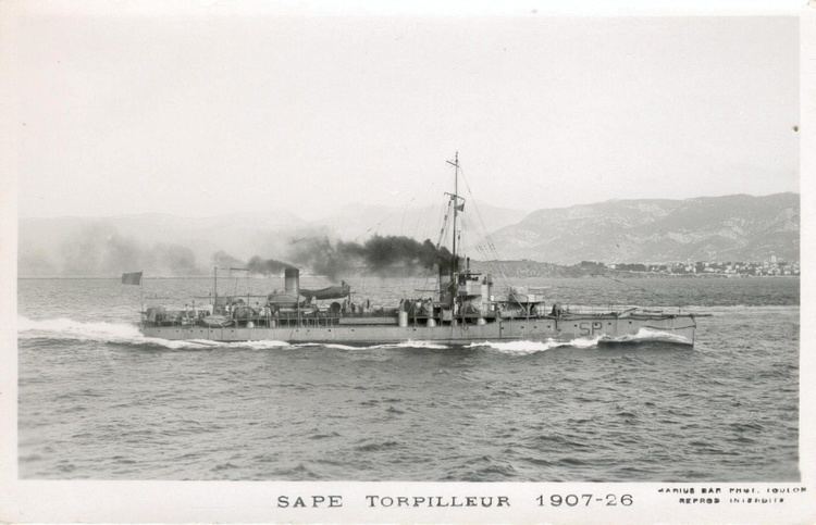 French destroyer Sape