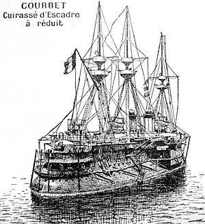 French ironclad Courbet httpsuploadwikimediaorgwikipediacommonsthu