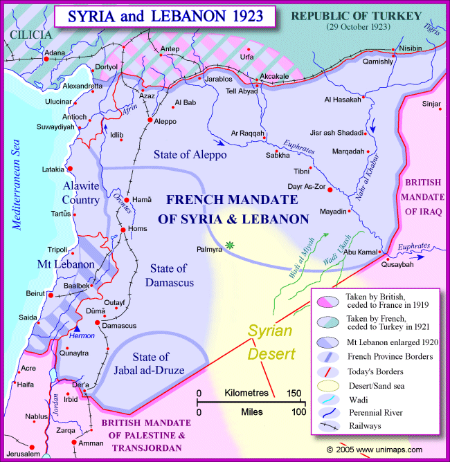 French Mandate for Syria and the Lebanon Effects of French Colonialism in Syria Washington State University