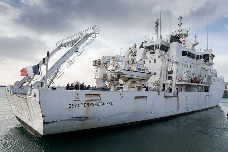 French ship Beautemps-Beaupré (2002) Le BeautempsBeaupr quitte Brest pour une nouvelle expdition de 8
