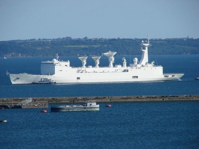 French ship Monge French Navy Missile Range Instrumentation Ship Monge A601