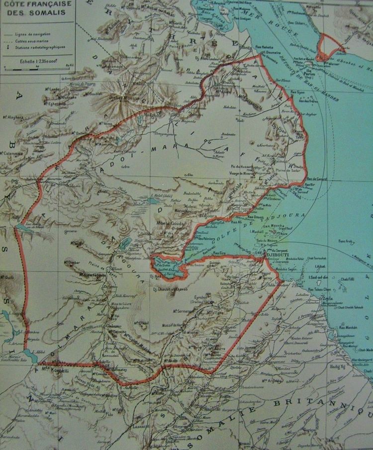 French Somaliland FileFrench Somaliland 1931 mapjpg Wikimedia Commons