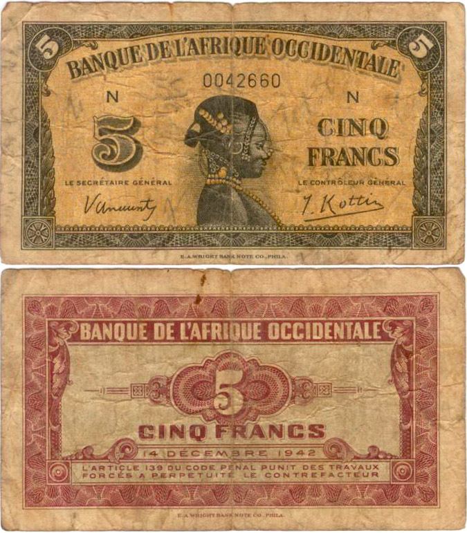 French West African franc