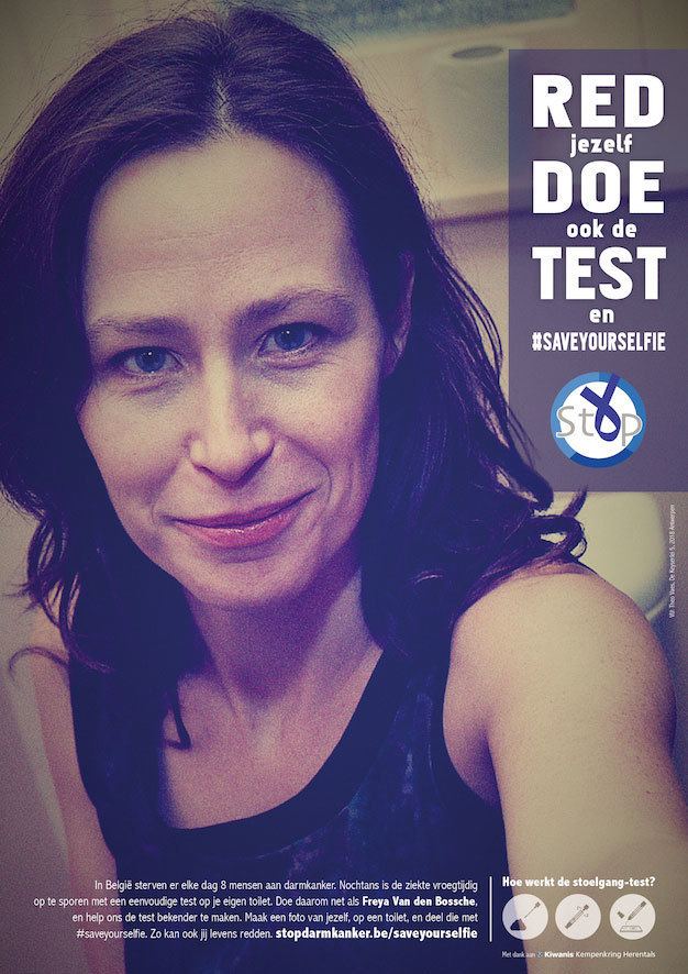 Freya Van den Bossche Save yourself do the test and saveyourselfie Osocio