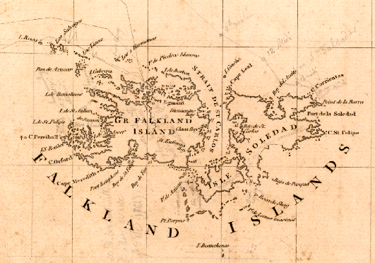 Freycinet Map of 1811 Exhibition Australia on the Map