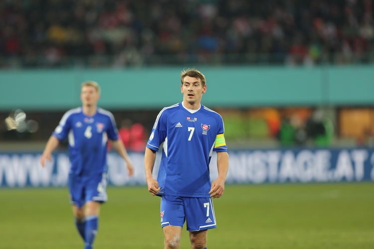 Fróði Benjaminsen FileFIFA WCqualification 2014 Austria vs Faroe Islands 201303