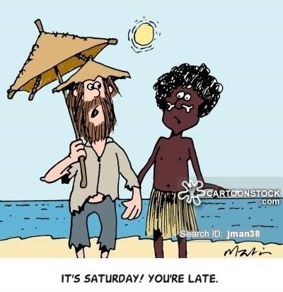 Friday (Robinson Crusoe) Man Friday Cartoons and Comics funny pictures from CartoonStock