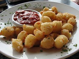 Fried cheese httpsuploadwikimediaorgwikipediacommonsthu