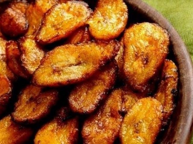 Fried plantain How to Make Platanos Maduros Sweet Fried Plantains Recipe Snapguide
