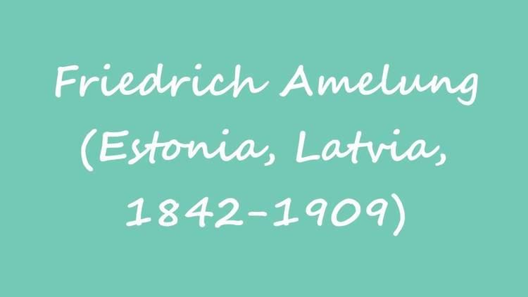 Friedrich Amelung OBM Chess Player Friedrich Amelung Estonia Latvia 18421909