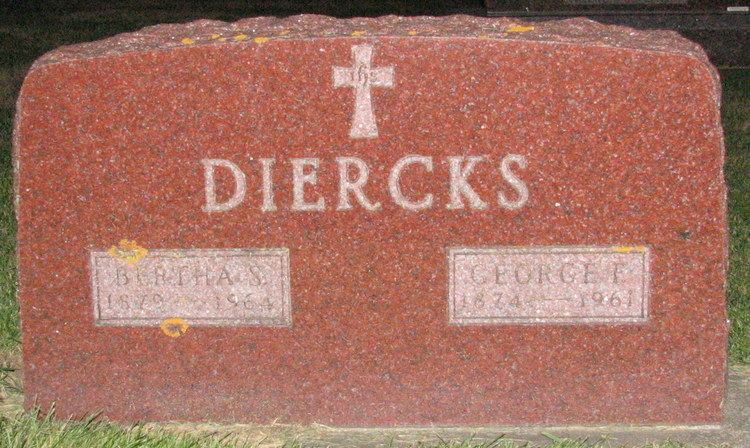 Friedrich Diercks George Friedrich Diercks 1874 1961 Find A Grave Memorial