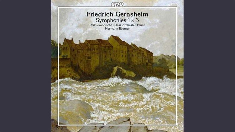 Friedrich Gernsheim Friedrich Gernsheim 1839 1916 Symphony No 1 op 32 in G minor