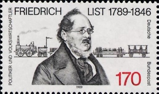 Friedrich List Friedrich List The National System of Political Economy